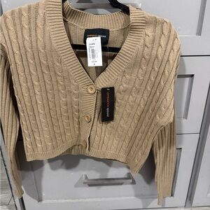Ambiance Apparel Taupe Sweater